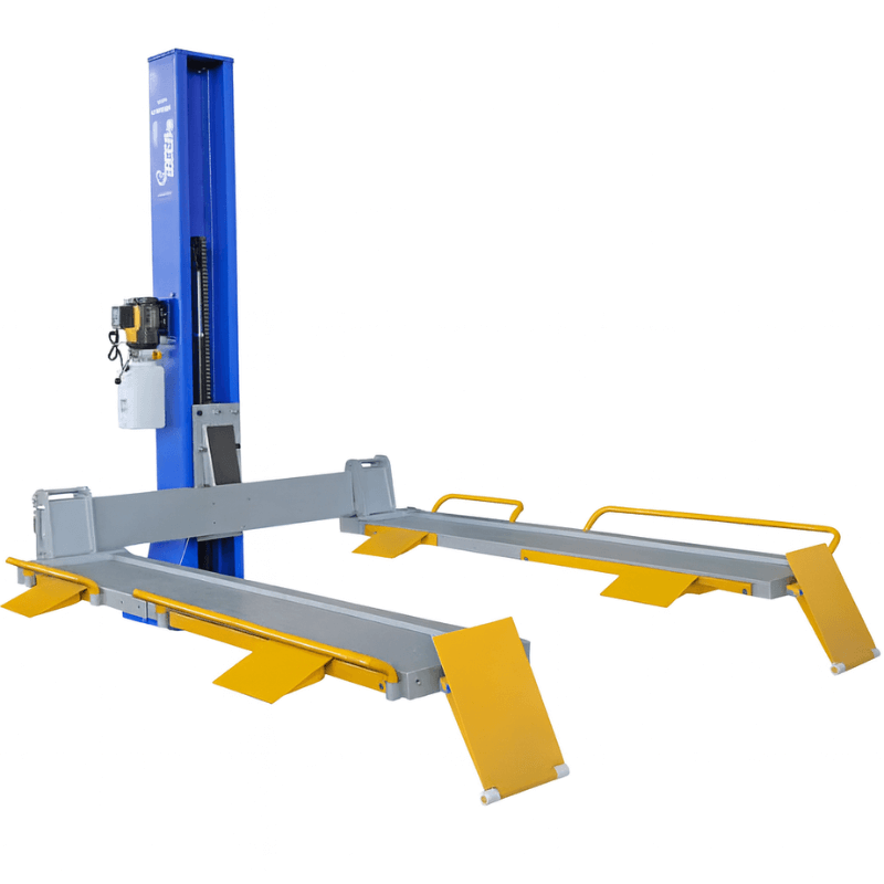 Ideal SC-2K-UTV-X 2,000lb Mower Lift Single Column Side View