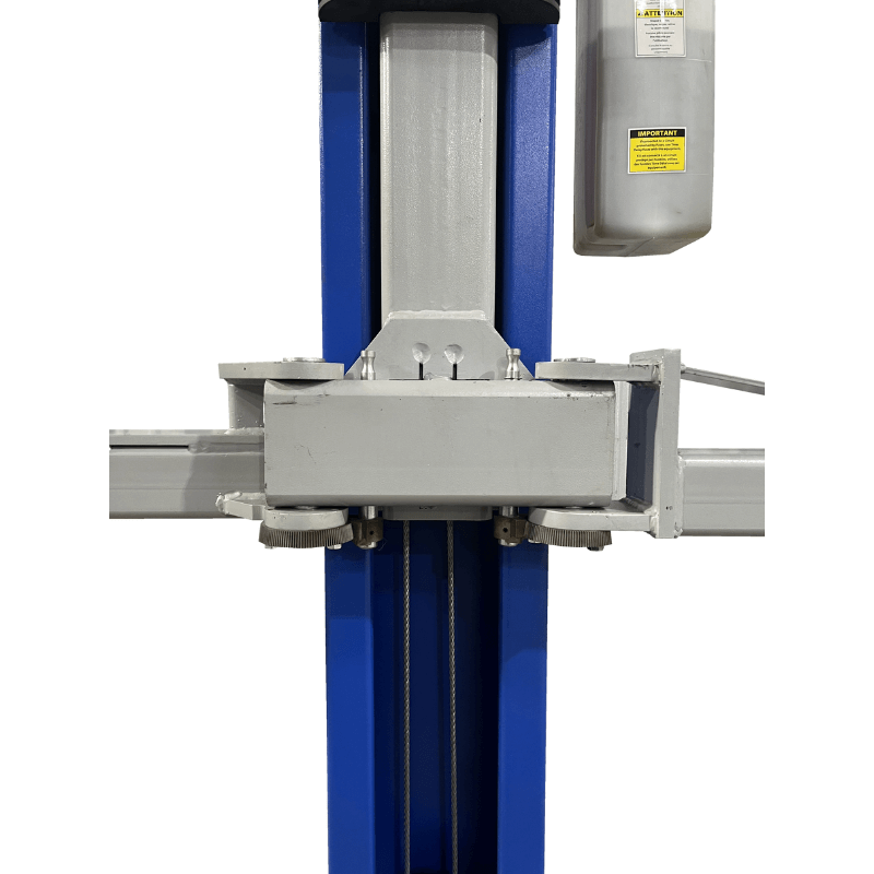 TP10KAC-DX 10,000lb 2 Post Car Lift - ALI Certified Arm Base View
