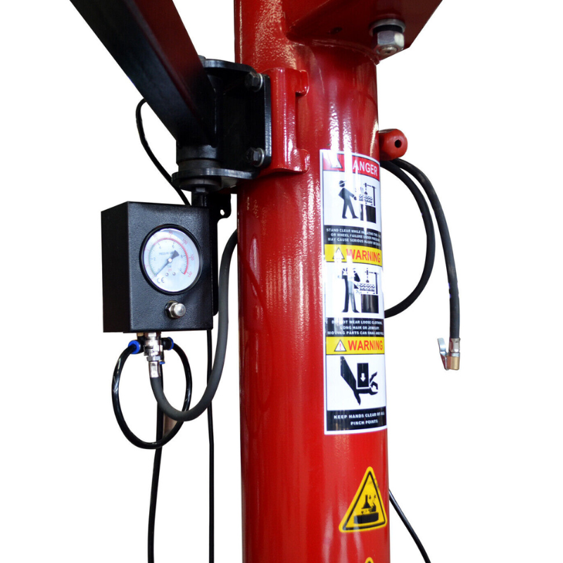 T830 Wheel Clamp Tire Changer Machine by Katool - Side View 
