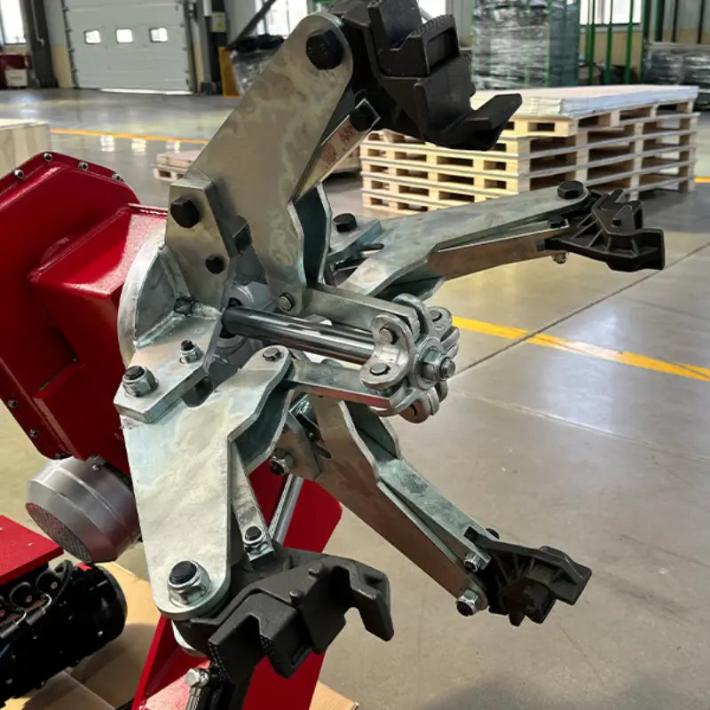 KT-T160 Tire Changer Machine & KT-B795 Wheel Balancer Combo - Clamp View