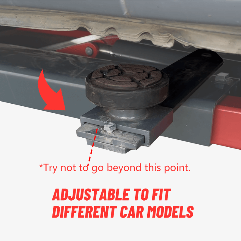 6000LB Portable Mid Rise Scissor Lift Katool AK-X66 Adapter View