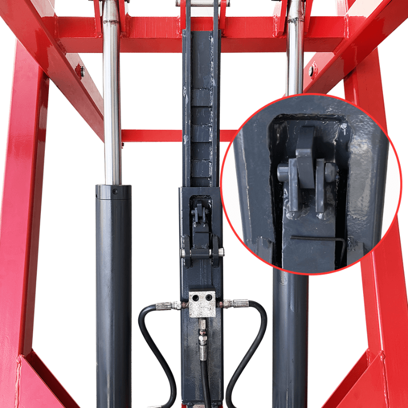 Katool AK-X66 6000LB Portable Mid Rise Scissor Lift Lower View