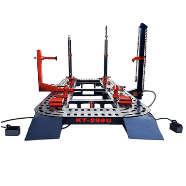 KT-299U Auto Body Frame Machine by Katool  Front view with Post