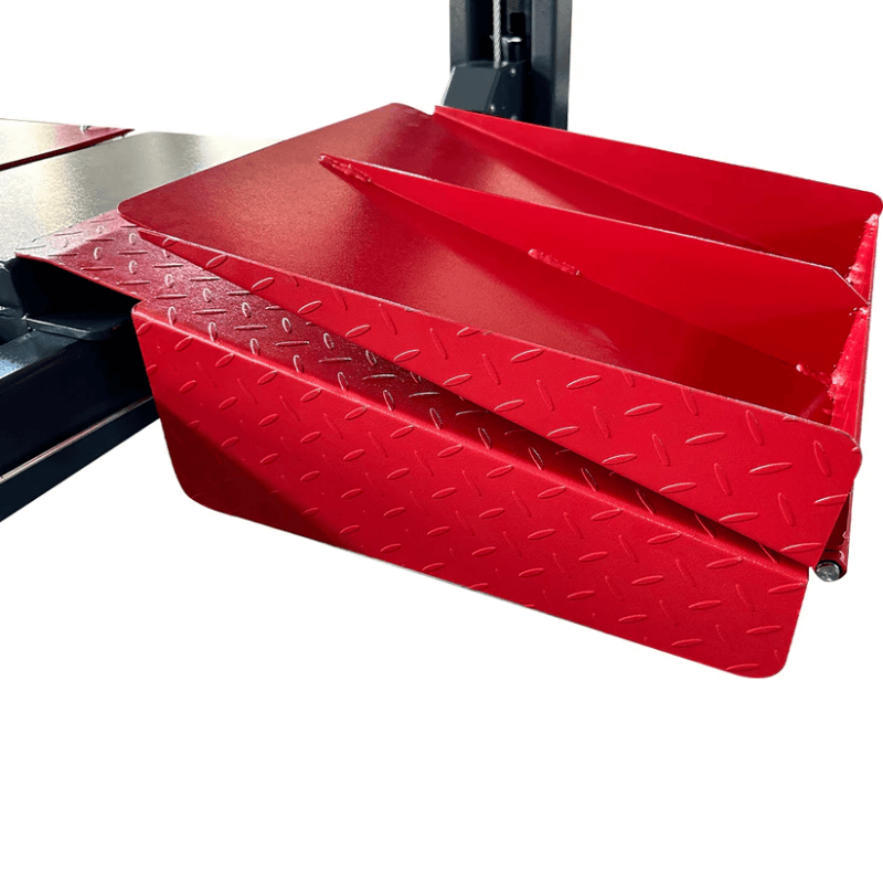  KT-4H120X 12,000 lbs Heavy Duty 4 Post Lift Folded Ramps View