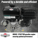 Katool KT-EX20 Mini Excavator ƒ?? Crawler Digger with Mechanical Thumb & B&S Gas Engine - Motor View