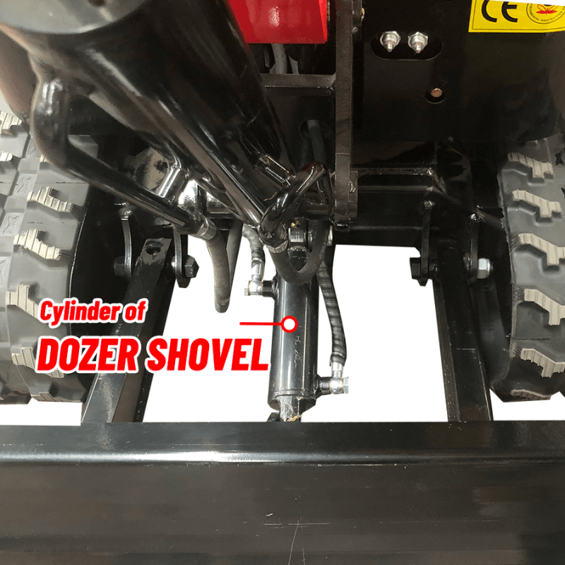 Katool KT-EX20 Mini Excavator ƒ?? Crawler Digger with Mechanical Thumb & B&S Gas Engine - Dozer Shovel View