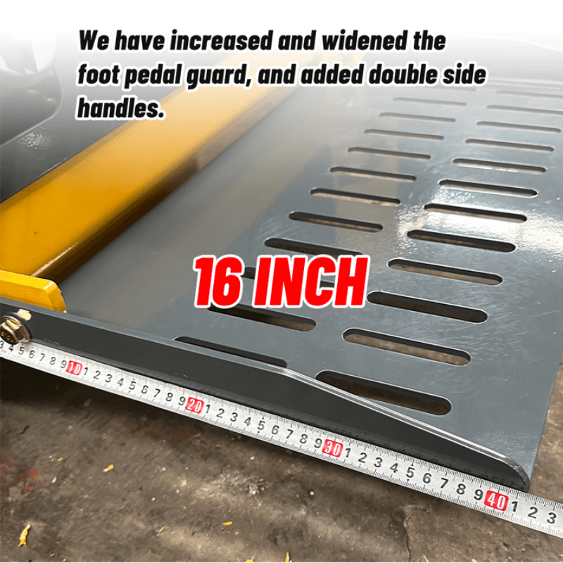 Katool KT-SK26-W 23 HP RATO Mini Skid Steer Track Loader - Pedal Guard View