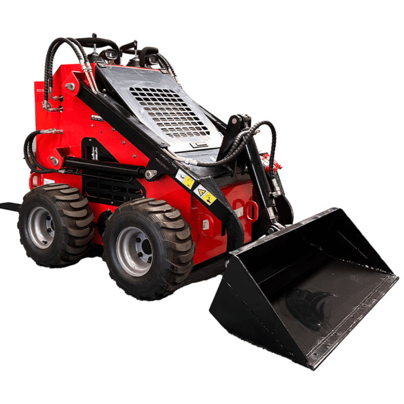 KT-SK26-W 23 HP RATO Mini Skid Steer Track Loader by Katool Side View