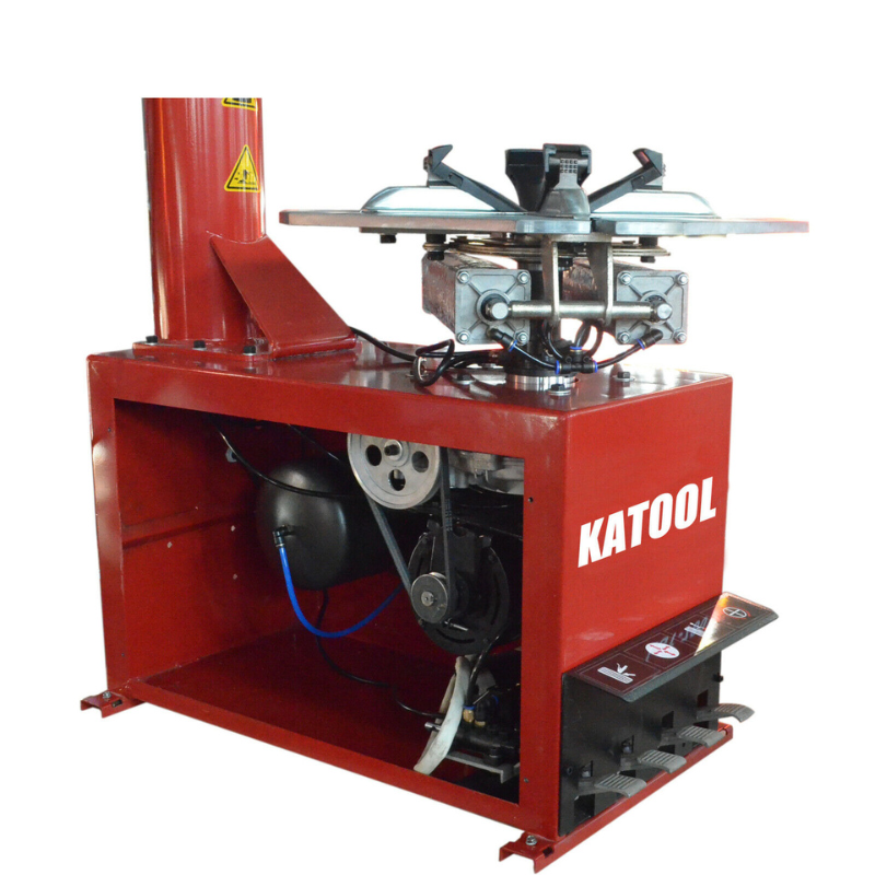 T800 Wheel Clamp Tire Changer Machine by Katool - Side View