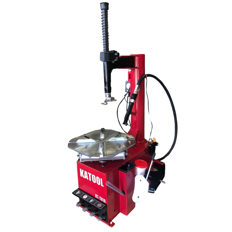T810 Wheel Clamp Tire Changer Machine by Katool - Side View