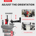Vertical Press Tire Changer Machine Katool KT-T855 Adjustment View