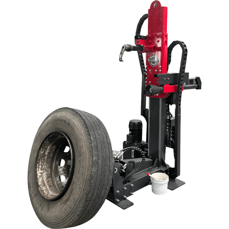 KT-TV910 Hydraulic Truck Tire Changer with Tire View
