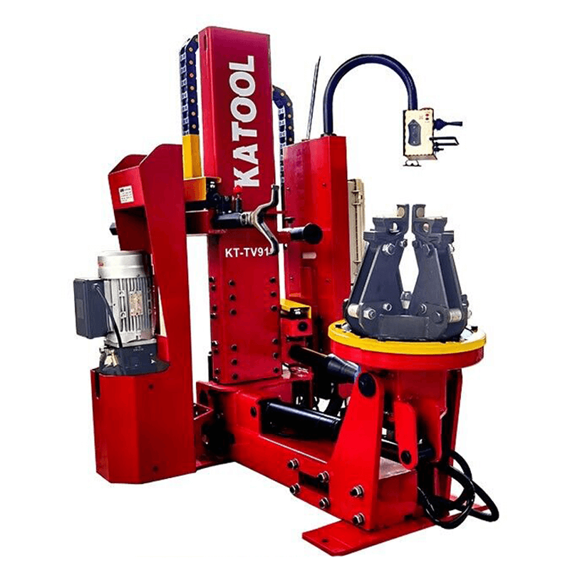 TV910 Hydraulic Truck Tire Changer by Katool - Front View