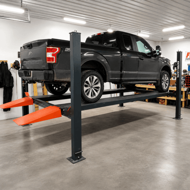 4H110 Katool 4 Post lift with Ford F150 truck Customer Install