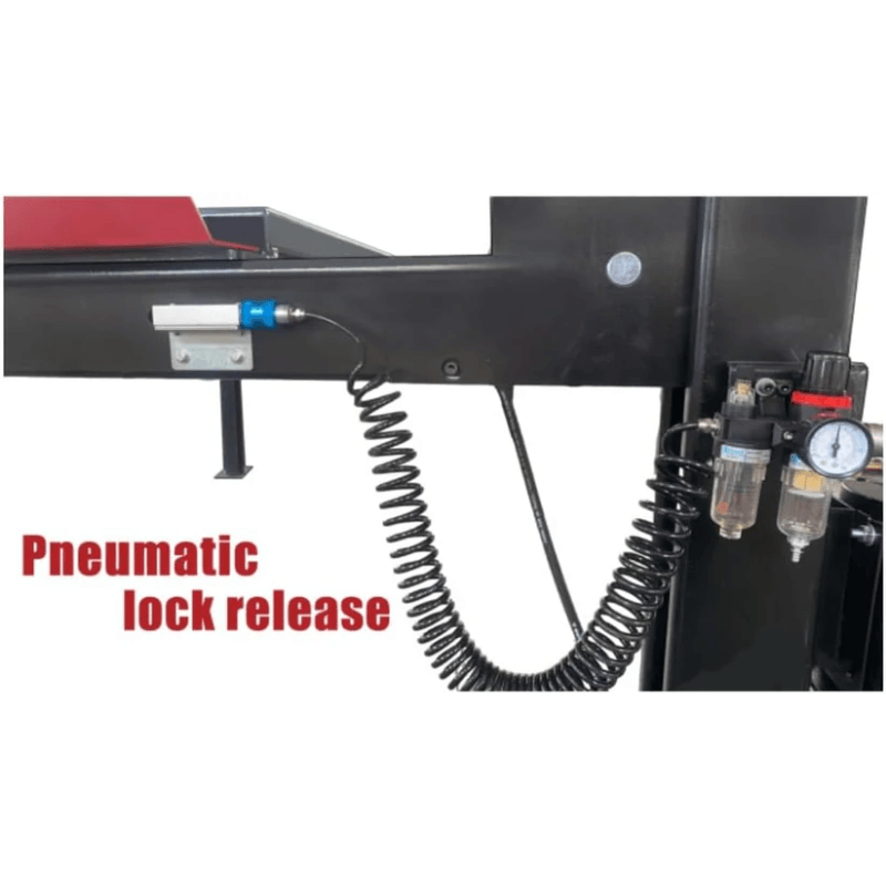 KT-4M110PA 11,000 lb. 4-Post Alignment Lift Pneumatic Lock Release View
