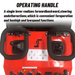 23 HP Mini Skid Steer Track Loader - 837 lbs Lifting Capacity Katool KT-SK26-B Operating Handle View