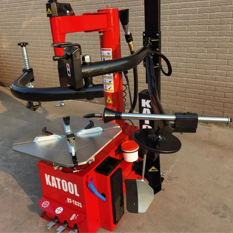 Katool KT-T835 Wheel Clamp Tire Changer Machine Side View