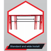 Krebs KB10 10000lbs Heavy Duty Automotive 2 Post Lift Length View