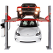 Krebs KB4 10000lbs Heavy Duty Automotive 4 Post Lift - Grey Color  View with Cars