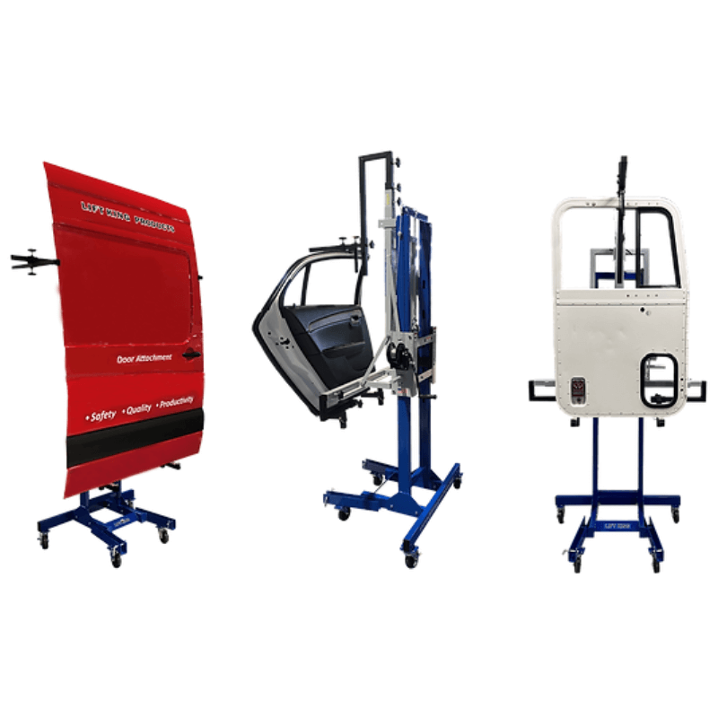 Lift King LKHDW Heavy Duty Works Package Lift view with car door
