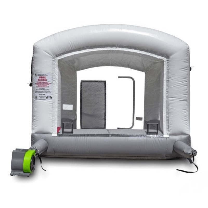 MES MES10X10HDLT 10×10 Portable Paint Booth Front View