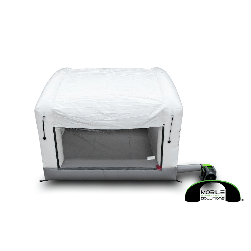 MES MES12X12HDLT 12 x 12 Mobile Paint Booth Upper View