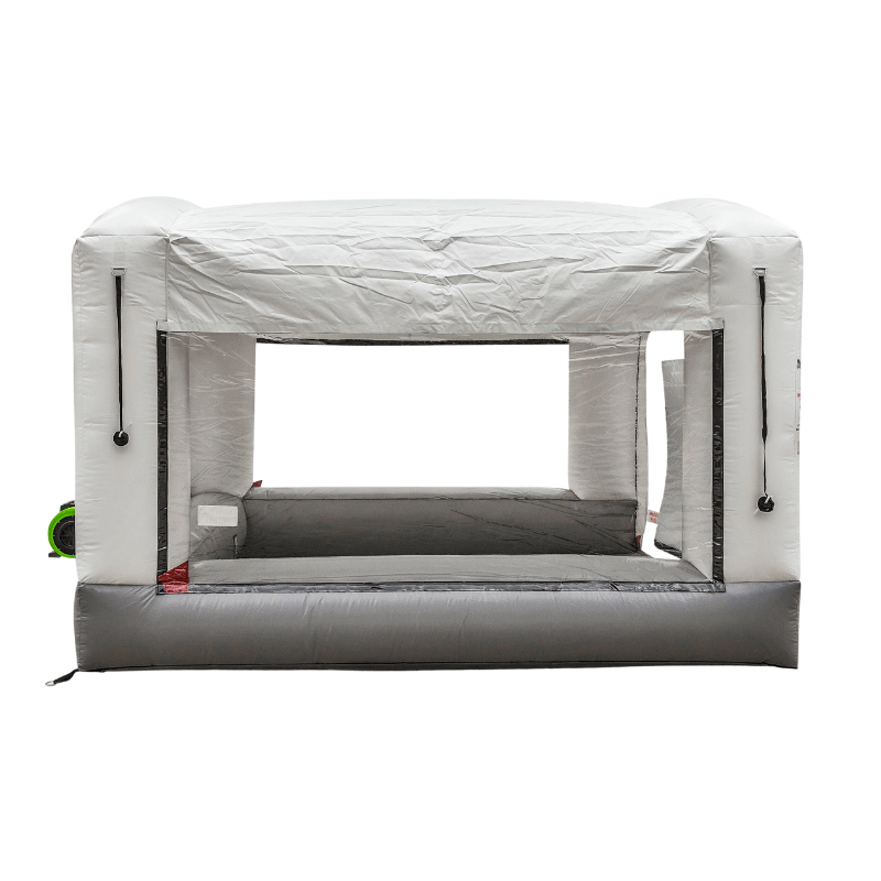 MES MES12X12HDLT 12 x 12 Mobile Paint Booth Side View