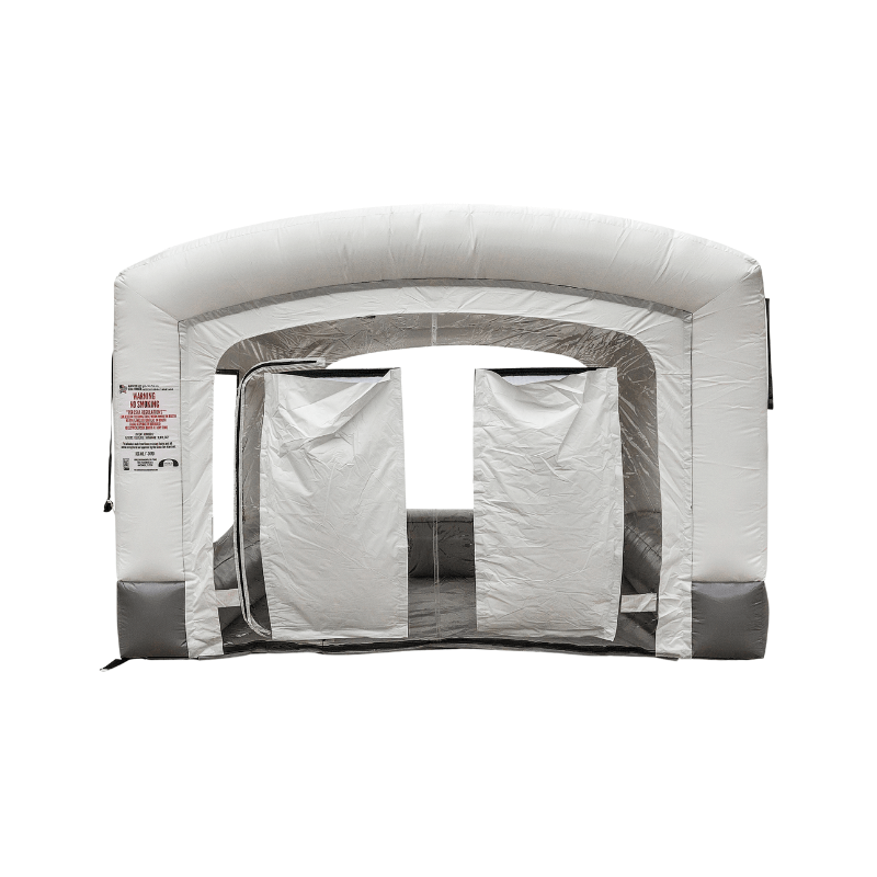 MES MES12X12HDLT 12 x 12 Mobile Paint Booth Front View