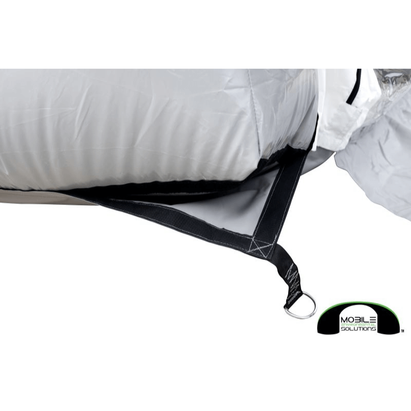 MES17X16BLHD Ultra Tall Spray On Bedliner Booth Strap View