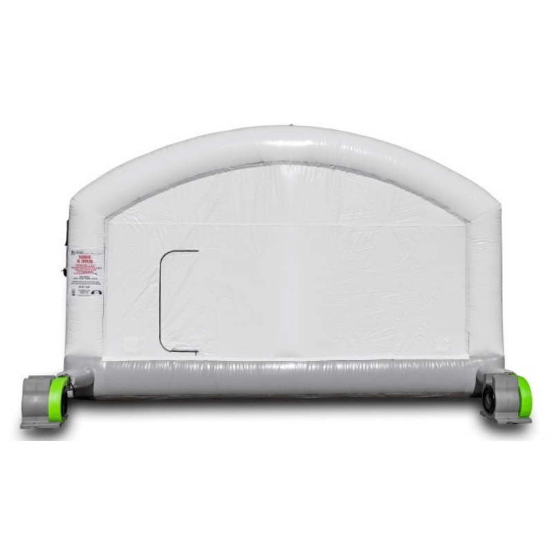 MES17X16BLHD Ultra Tall Spray On Bedliner Booth Back View