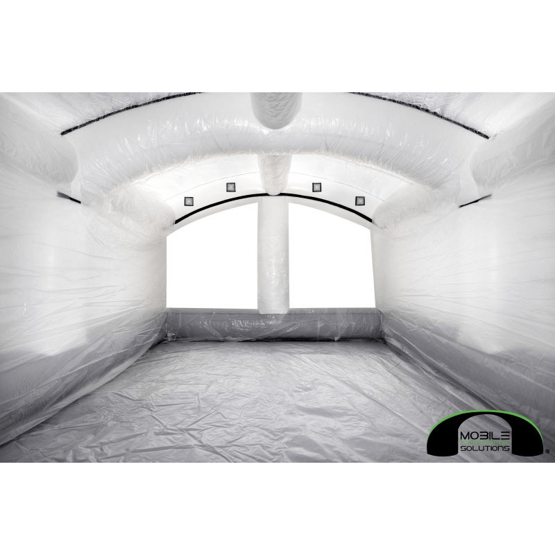 MES MES17X16BLHD Ultra Tall Spray On Bedliner Booth Inside View