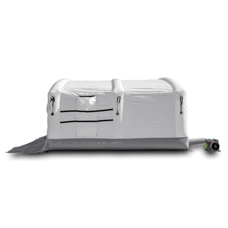 MES MES17X16BLHD Ultra Tall Spray On Bedliner Booth Side View