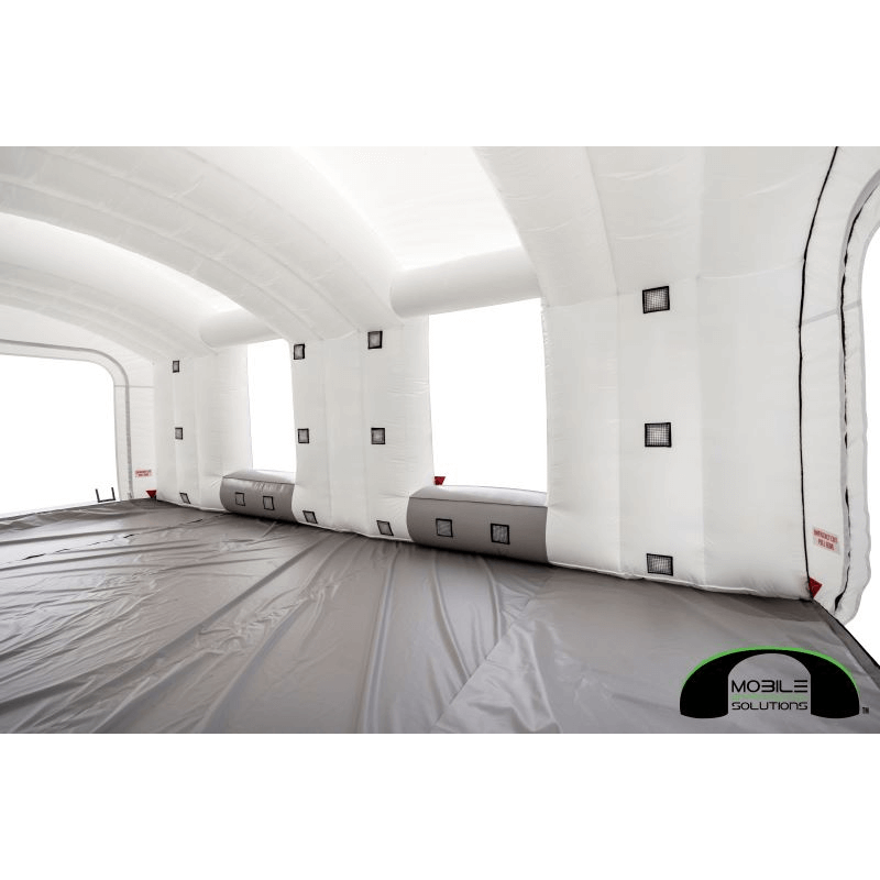 MES23X15X10DTB Portable Car Spray Paint Booth Inside View