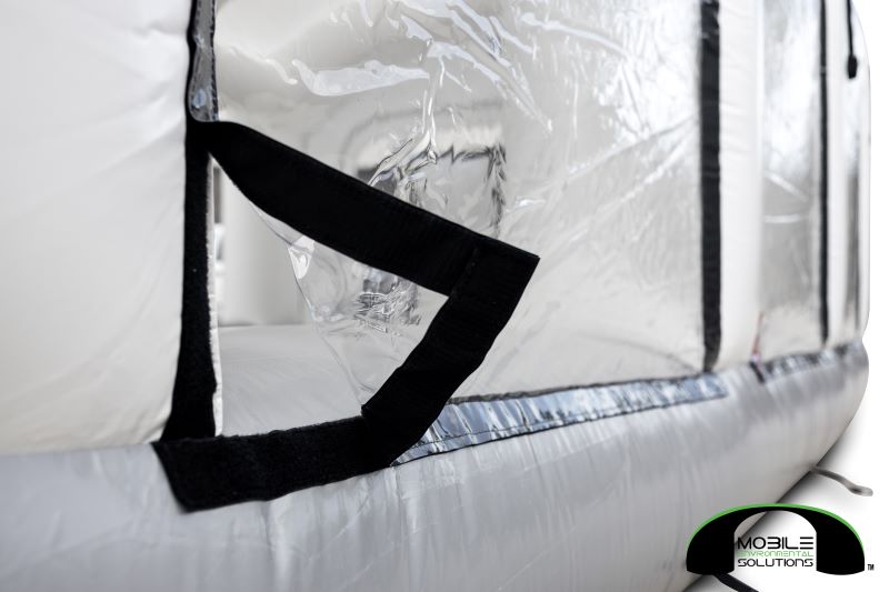 MES MES24X15X10HDLT Portable Auto Spray Booth Open Section