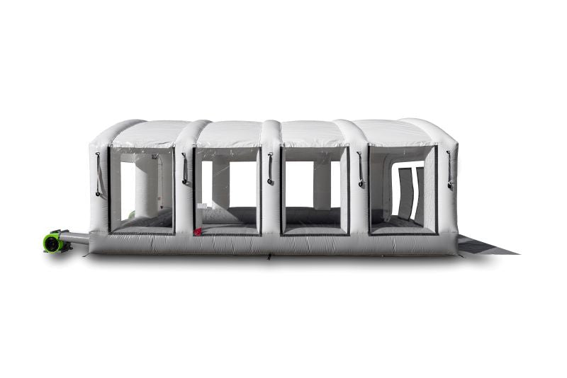 MES24X15X10HDLT Portable Auto Spray Booth Side View