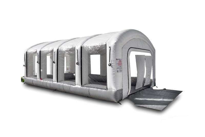 MES MES24X15X10HDLT Portable Auto Spray Booth Side View