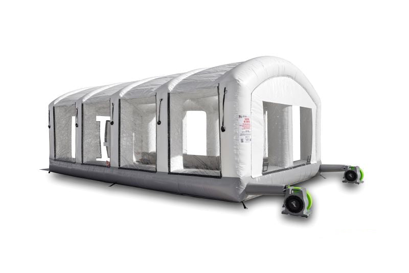 MES MES24X15X10HDLT Portable Auto Spray Booth Side View