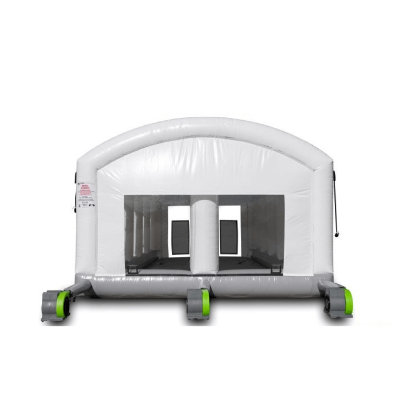 MES30X17X12HDLT Ultra Large Mobile Paint Booth Back View