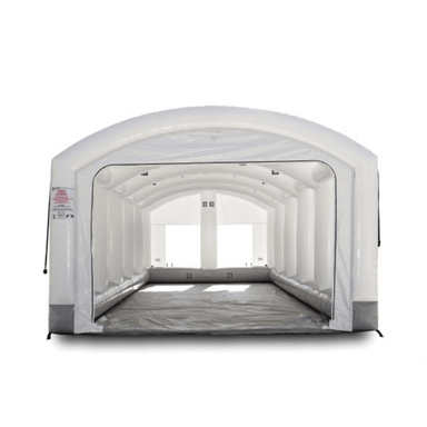 MES MES30X17X12HDLT Ultra Large Mobile Paint Booth Front View