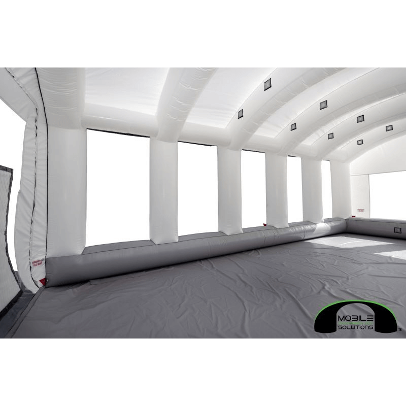 MES30X17X12HDLT Ultra Large Mobile Paint Booth Inside View