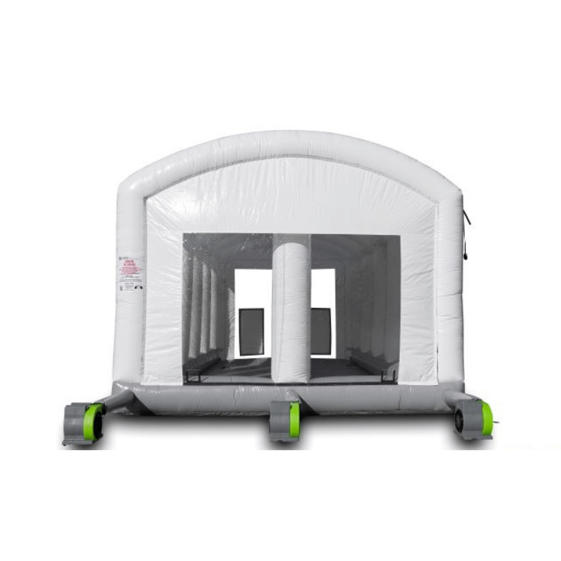 MES30X17X14HDLT Ultra Tall Mobile Paint Booth by MES Back View