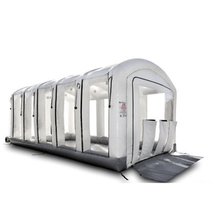 MES MES30X17X14HDLT Ultra Tall Mobile Paint Booth Side View