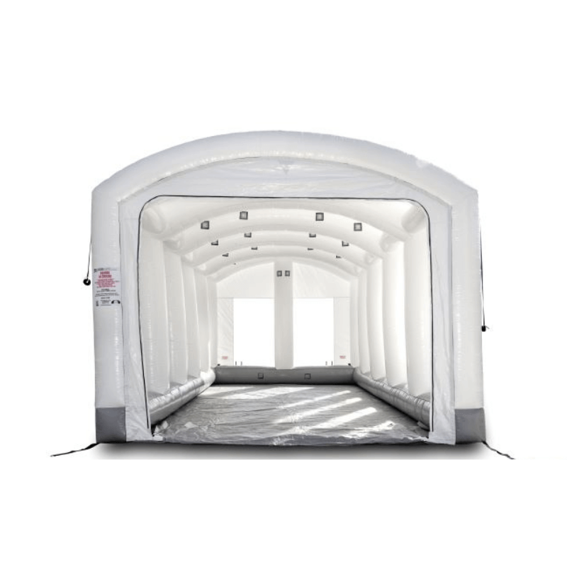 MES30X17X14HDLT Ultra Tall Mobile Paint Booth Front View