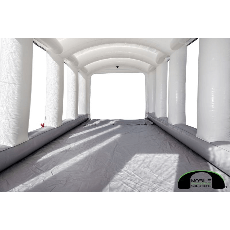 MES MES30X17X14HDLT Ultra Tall Mobile Paint Booth Inside View
