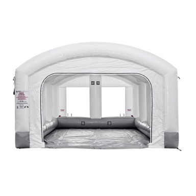 MES18X15X10HDLT Portable Auto Paint Booth Back View