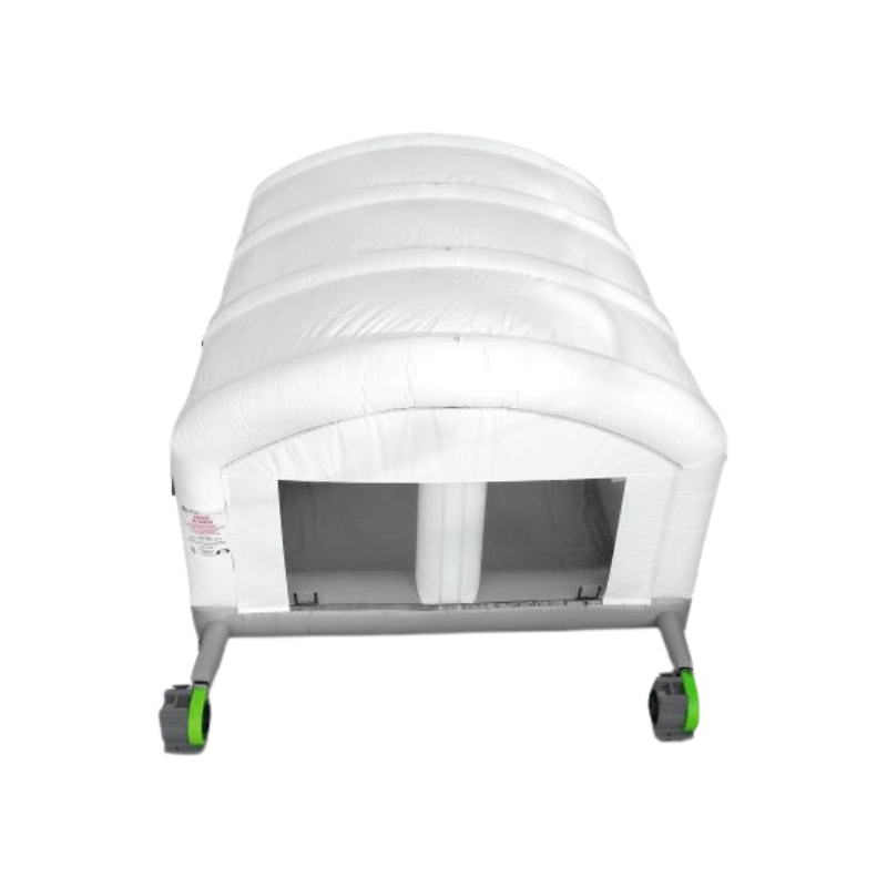 MES MES18X15X10HDLT Portable Auto Paint Booth Upper Back View