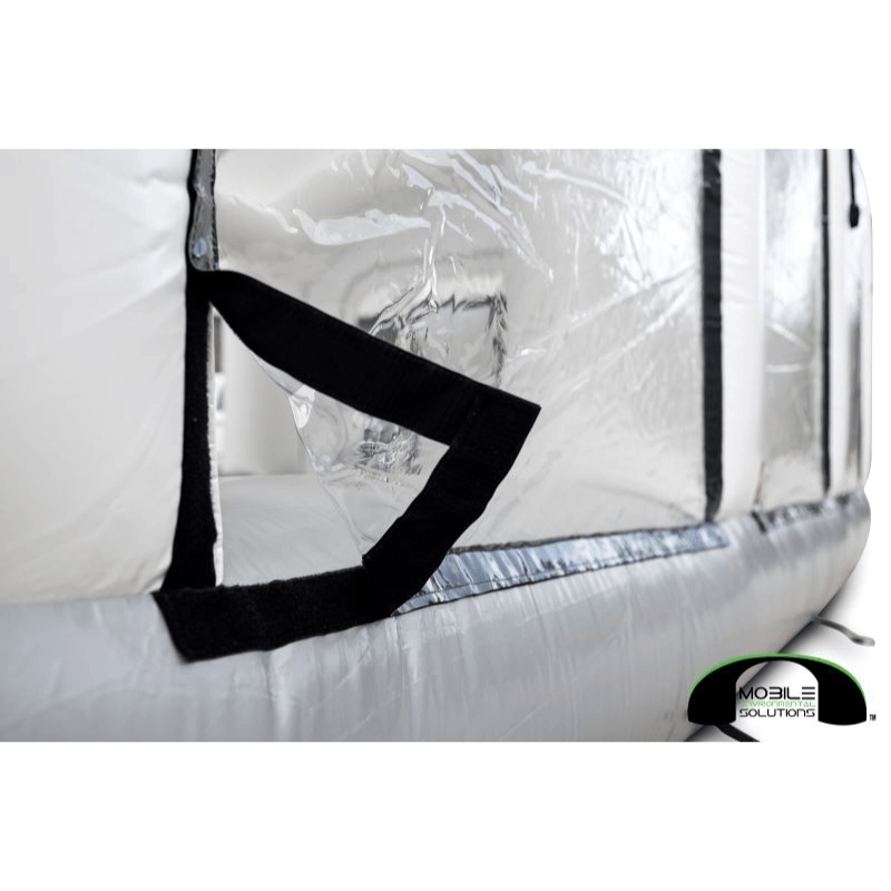 MES MES23X15X10DTB Portable Car Spray Paint Booth Open Section View