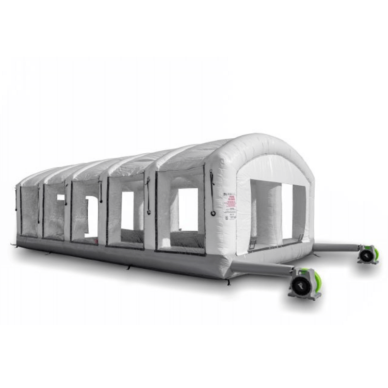 MES30X15X10HDLT 30×15×10 Mobile Paint Booth Side View