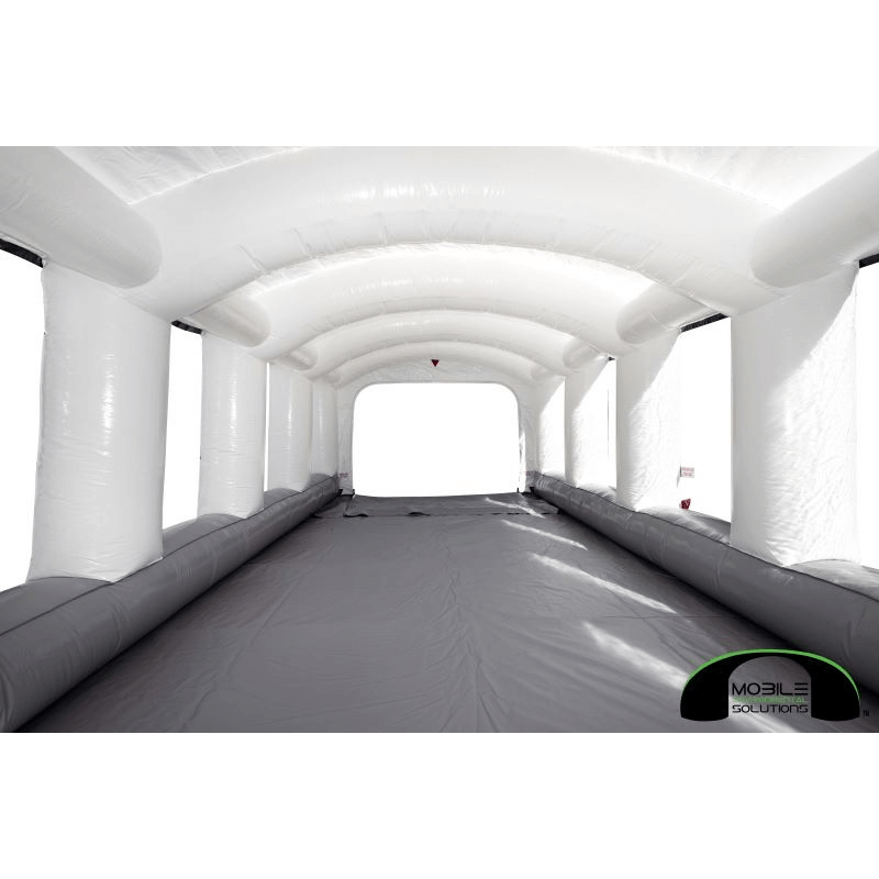 MES MES30X15X10HDLT 30×15×10 Mobile Paint Booth Inside View