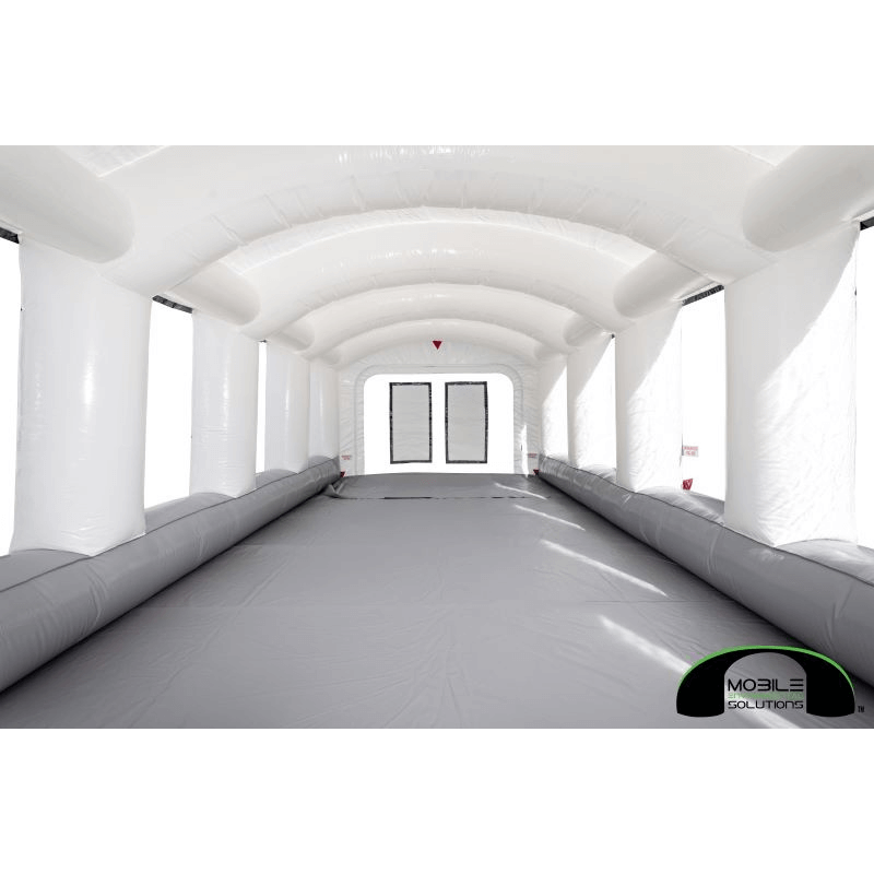 MES MES30X15X10HDLT 30×15×10 Mobile Paint Booth Inside View